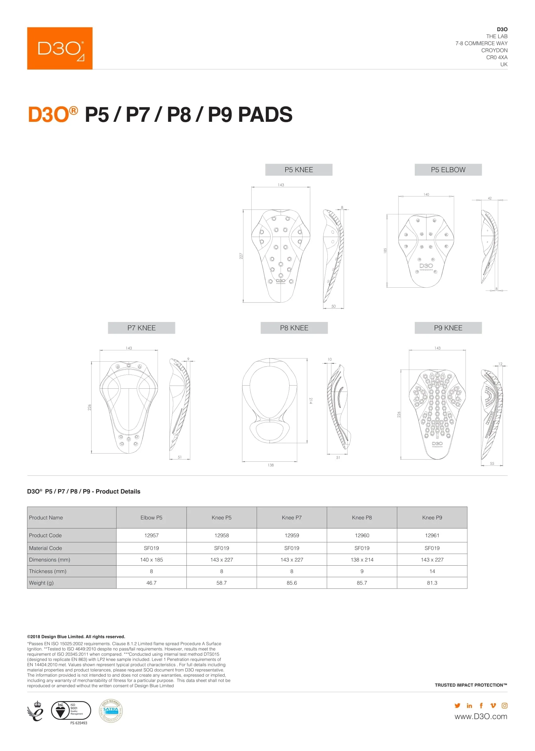 Demon Hyper Knee X V4 D3O Heavy Duty - Image 6