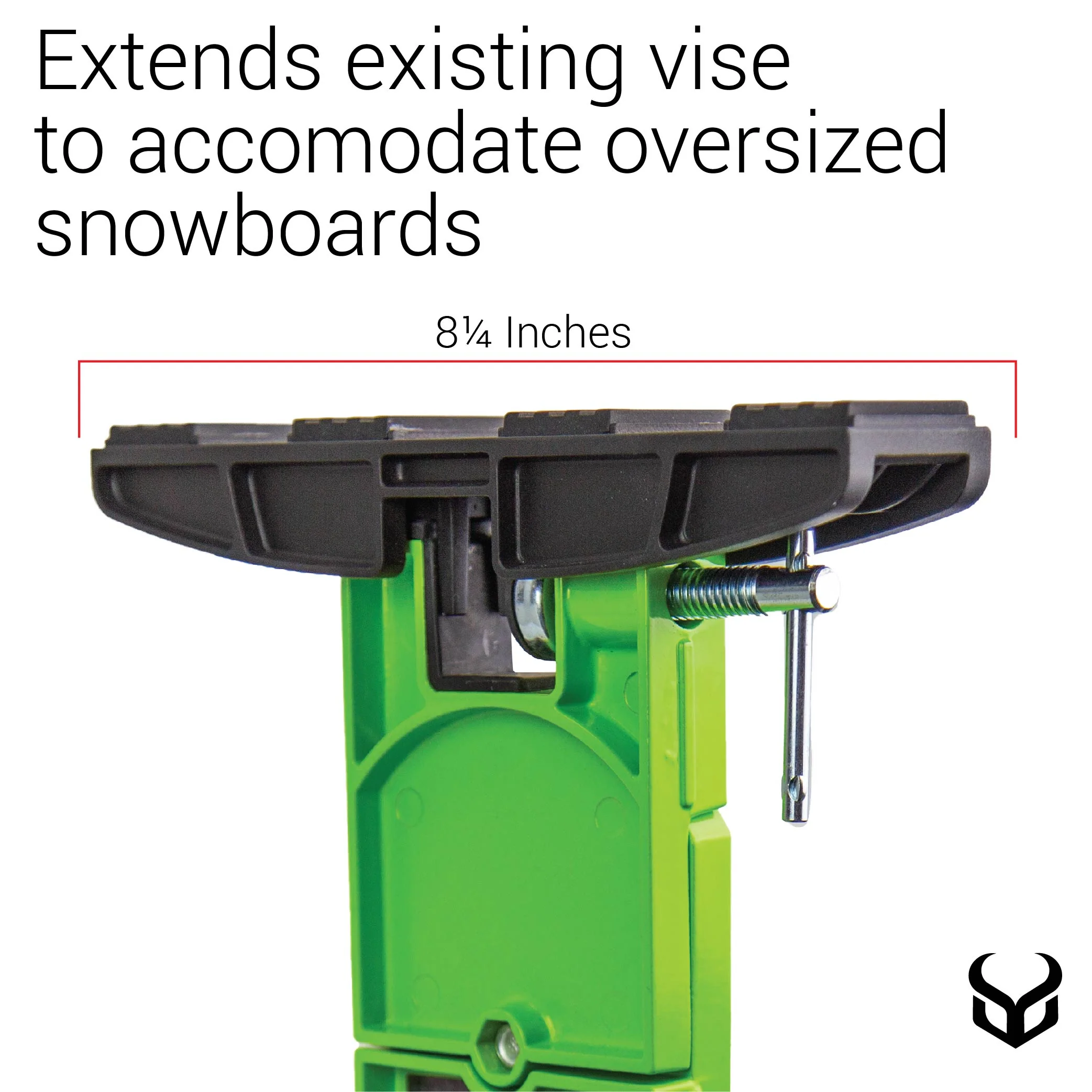 Demon X Universal Ski and Snowboard Vise Adapter (Pair) with File Brush (Vise not included))- NO ORIGINAL PACKAGING/BOX - Image 3