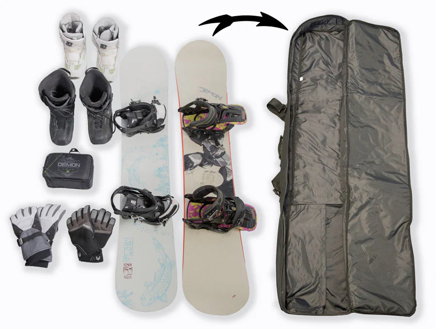 Demon Phantom Travel Snowboard or Ski Bag - Image 5