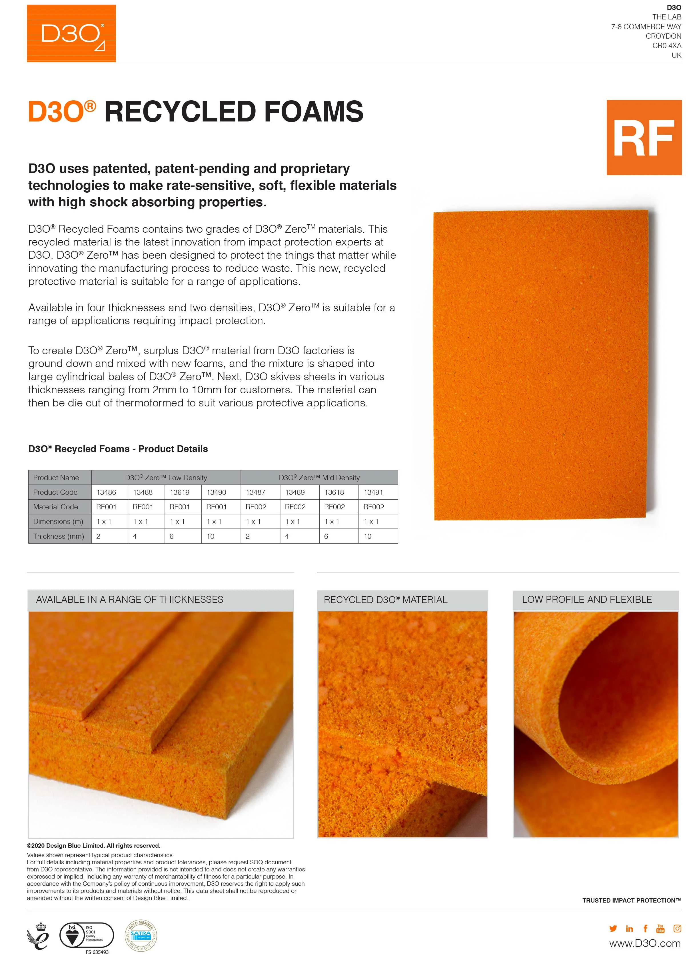 Demon Zero RF D3O Unisex Ski and Snowboard Pants (Youth through Adult sizes) - Image 3